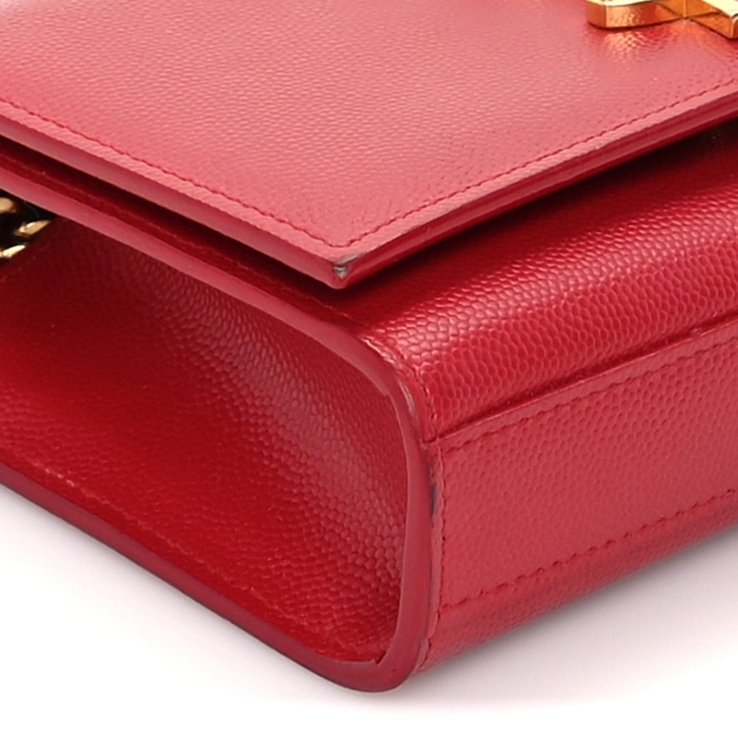 Grain De Poudre Small Monogram Kate Satchel  Red
