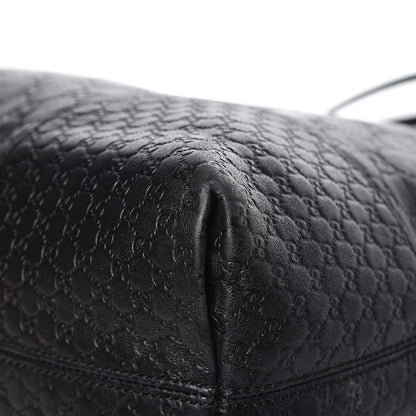 Gucci Guccissima Medium Bree Shoulder Bag Black 12 of 15