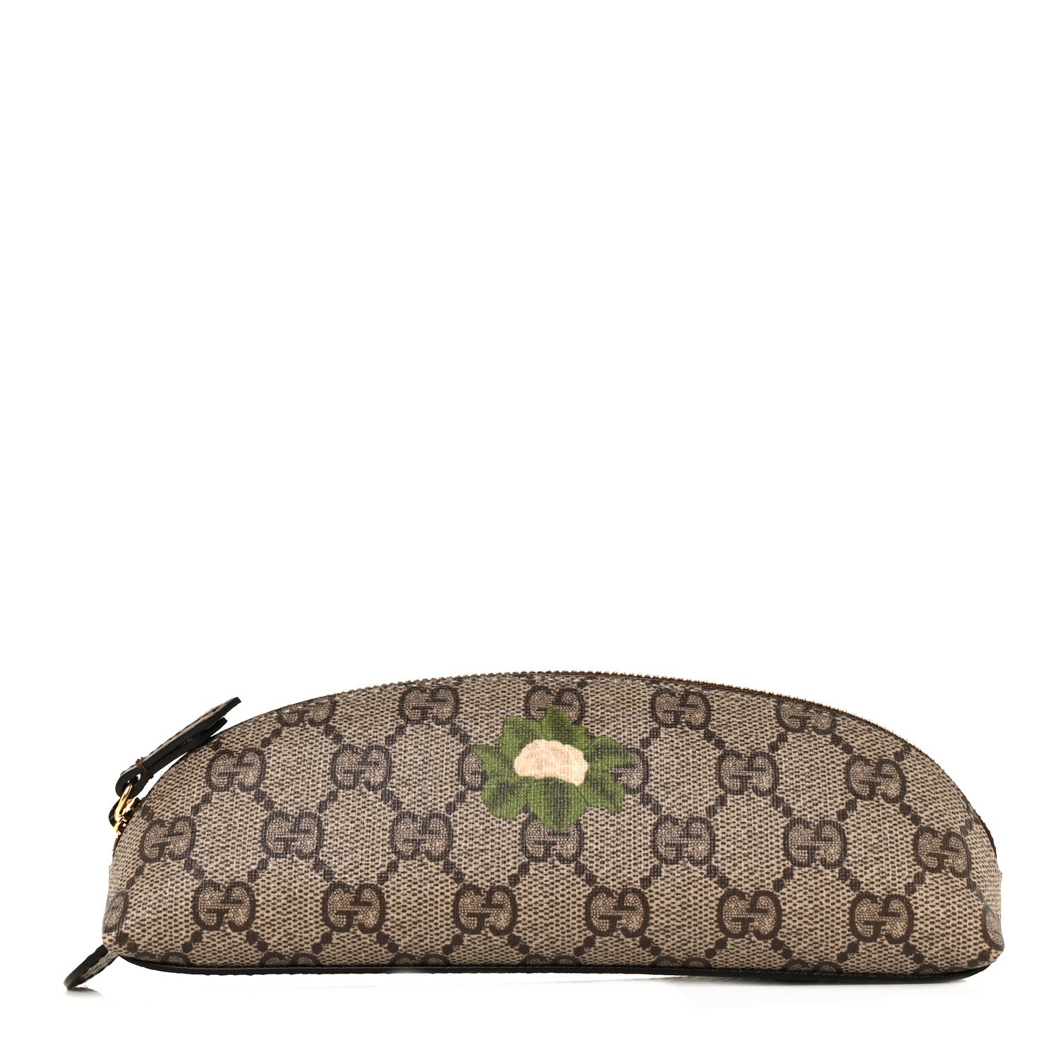 Gucci GG Supreme Monogram Cauliflower Pencil Case Beige Ebony 1 of 8