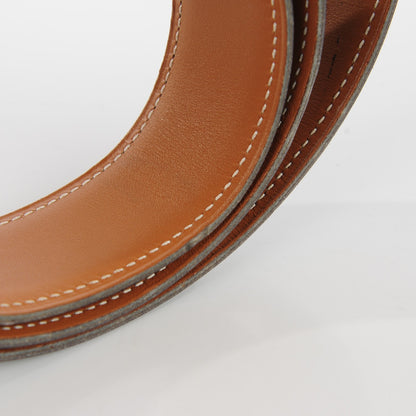 Hermes Chamonix 32mm Belt Strap 68 Black Natural 11 of 11