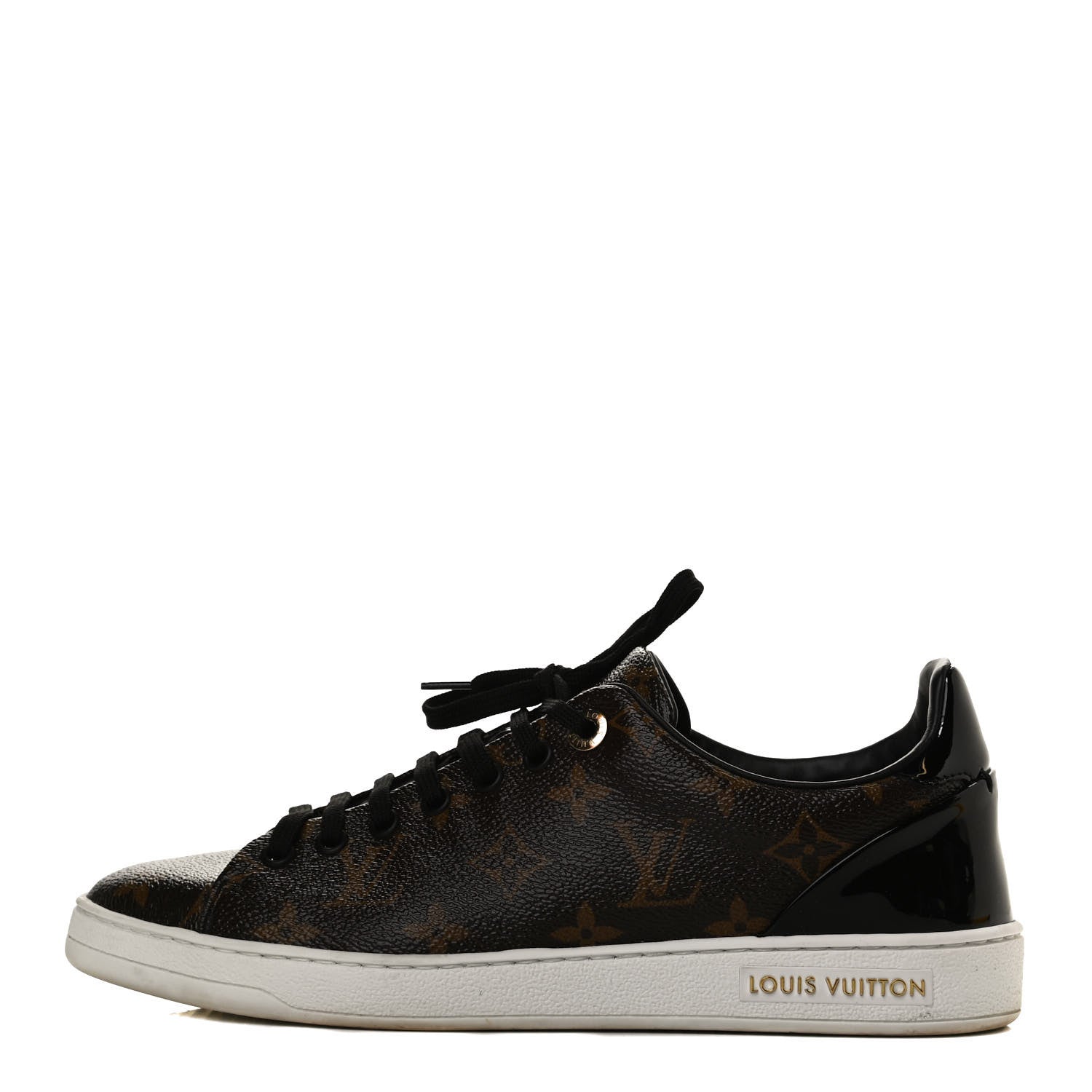 Louis Vuitton Patent Monogram Frontrow Sneakers 39 1 of 9