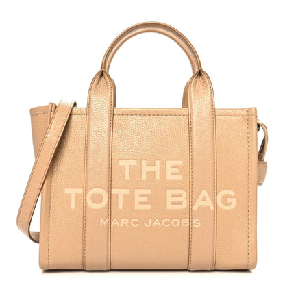 Marc Jacobs Grained Calfskin Small The Tote Camel 1 of 7