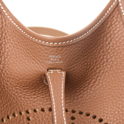 Hermes Taurillon Clemence Evelyne TPM Gold 6 of 11