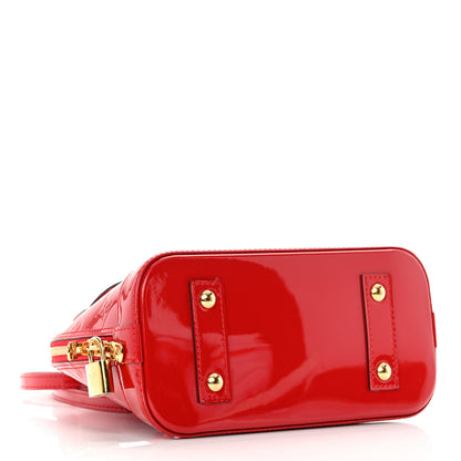 Louis Vuitton Vernis Alma BB Pomme D'Amour 4 of 14
