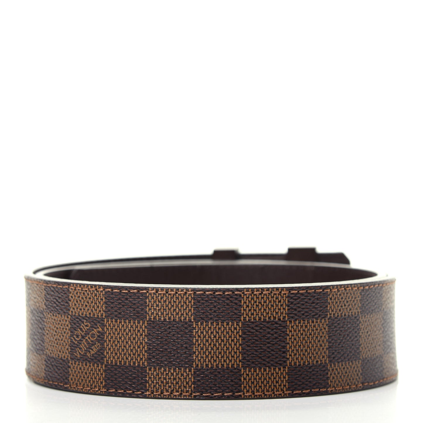 Damier Ebene 40mm LV Initiales Belt 85 34