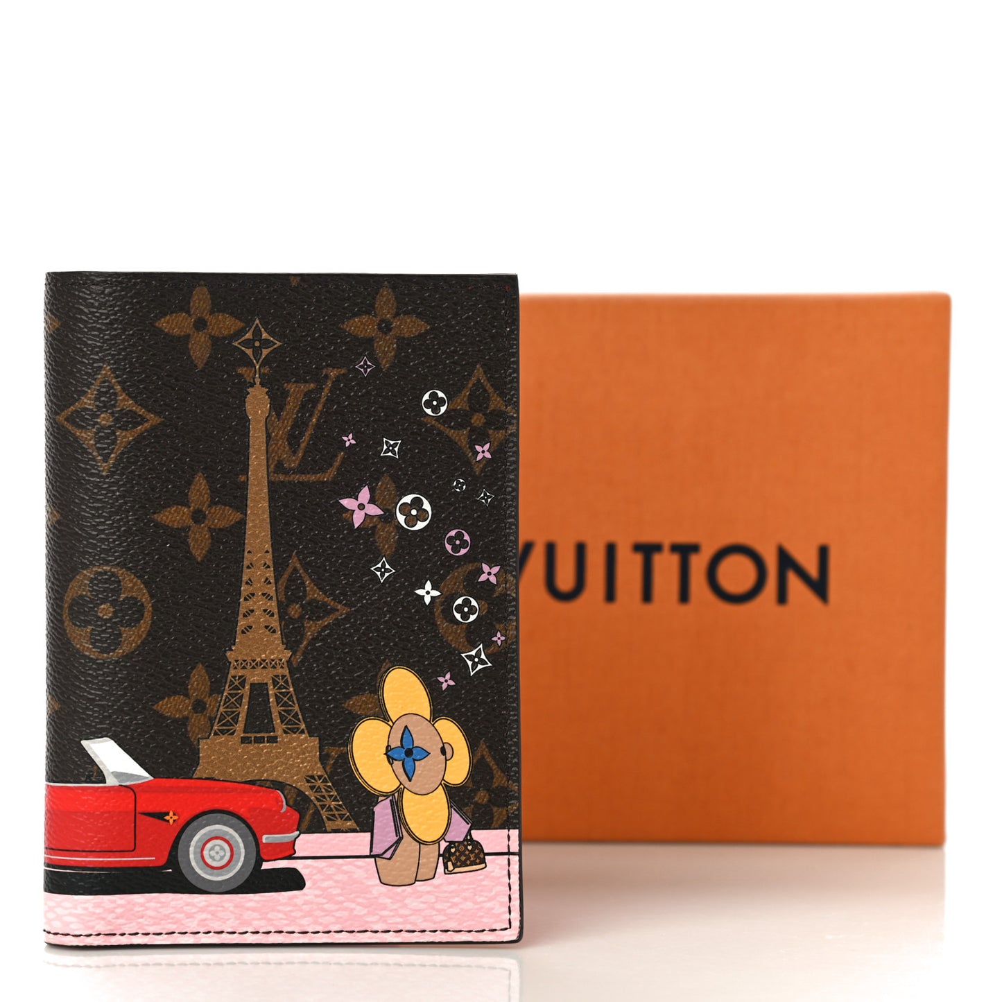 Monogram 2019 Christmas Animation Passport Cover Rouge