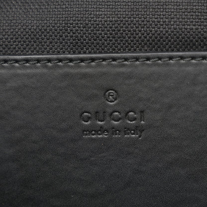 Gucci GG Supreme Monogram Calfskin Web Sling Backpack Black Grey 6 of 10