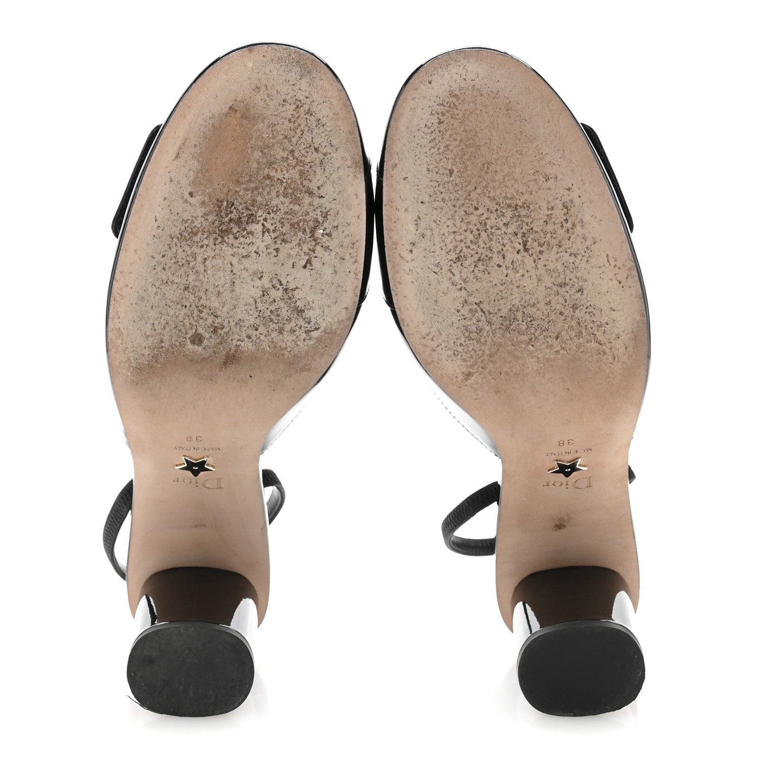 Christian Dior Patent C'est Dior Slingback Pumps 38 Black 6 of 7
