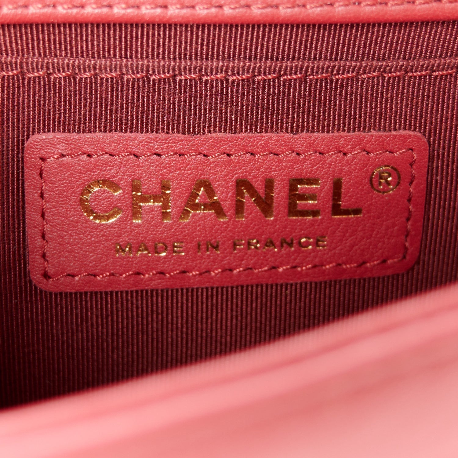 Chanel Calfskin Chevron Quilted Small Boy Flap Red 6 of 7