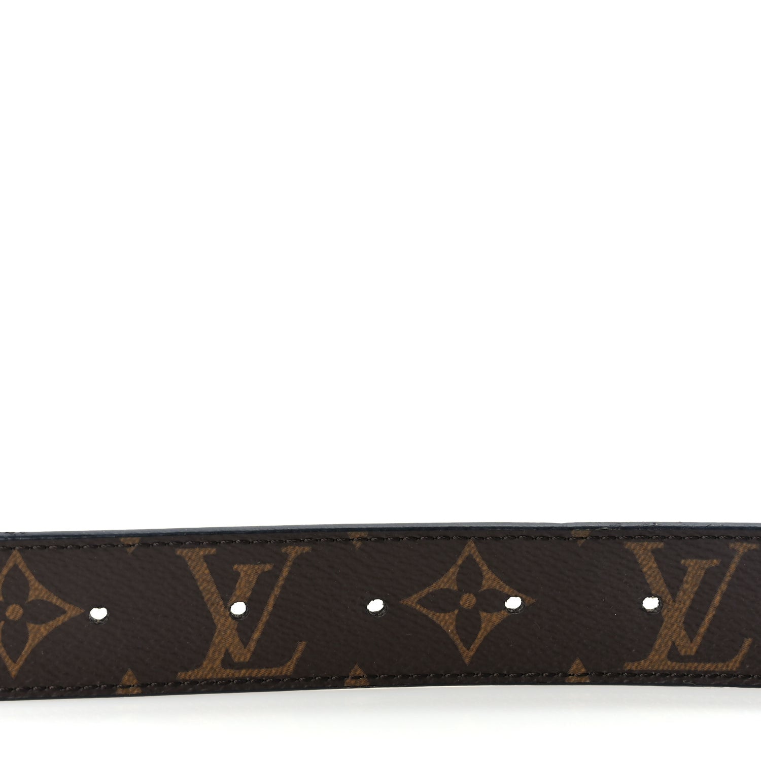 Louis Vuitton Calfskin Monogram 30mm LV Initiales Reversible Belt 95 38 Black 4 of 5