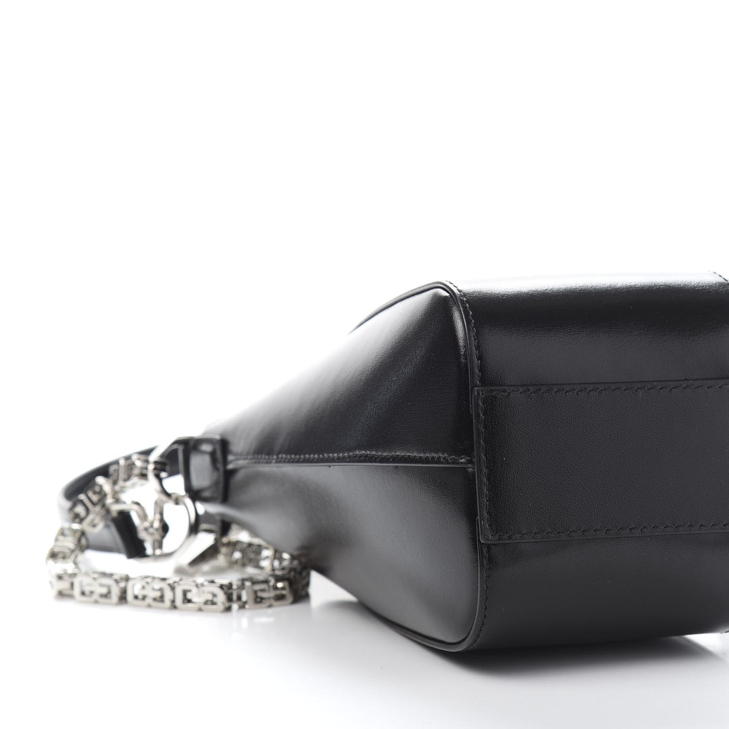 Calfskin Mini Vertical Antigona Black