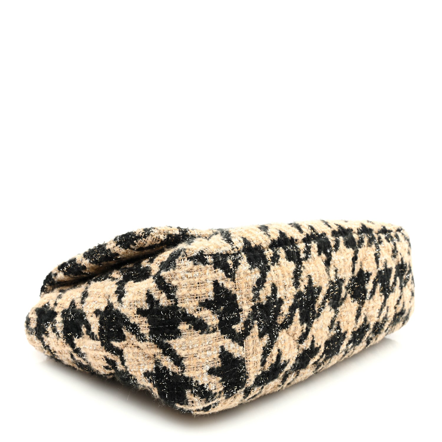 Chanel Tweed Maxi Chanel 19 Flap Beige Black 4 of 10