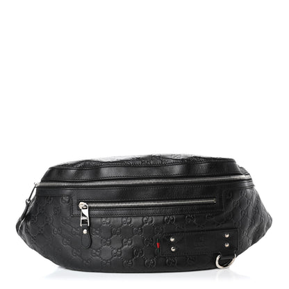 Gucci Guccissima Web Belt Bag Black 1 of 4