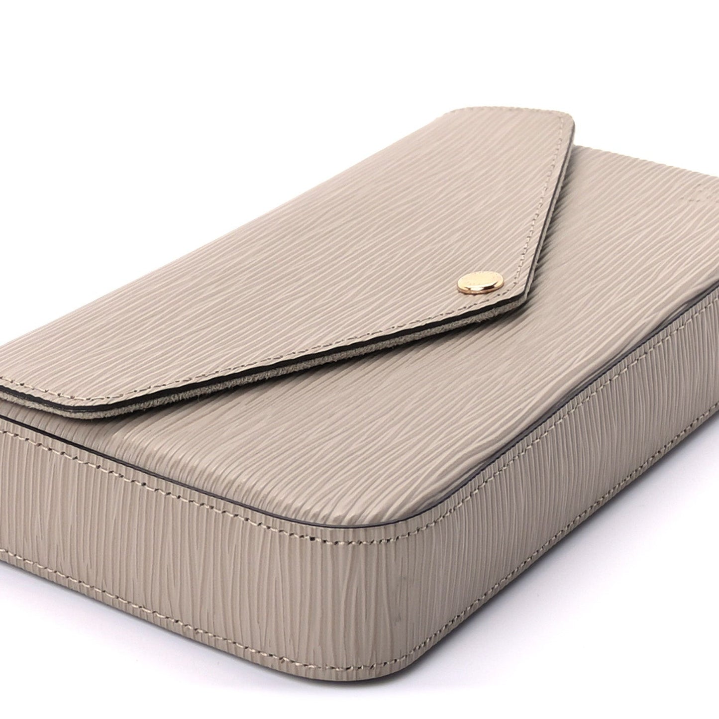 Epi Felicie Pochette Chain Wallet Galet