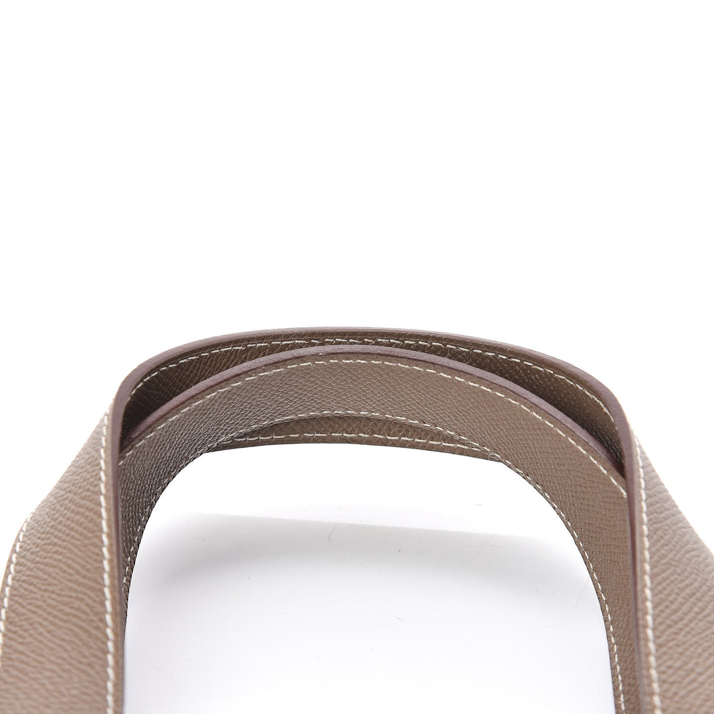 Epsom Felt Petit H Decoupe Basse PM Skeleton Tote Etoupe
