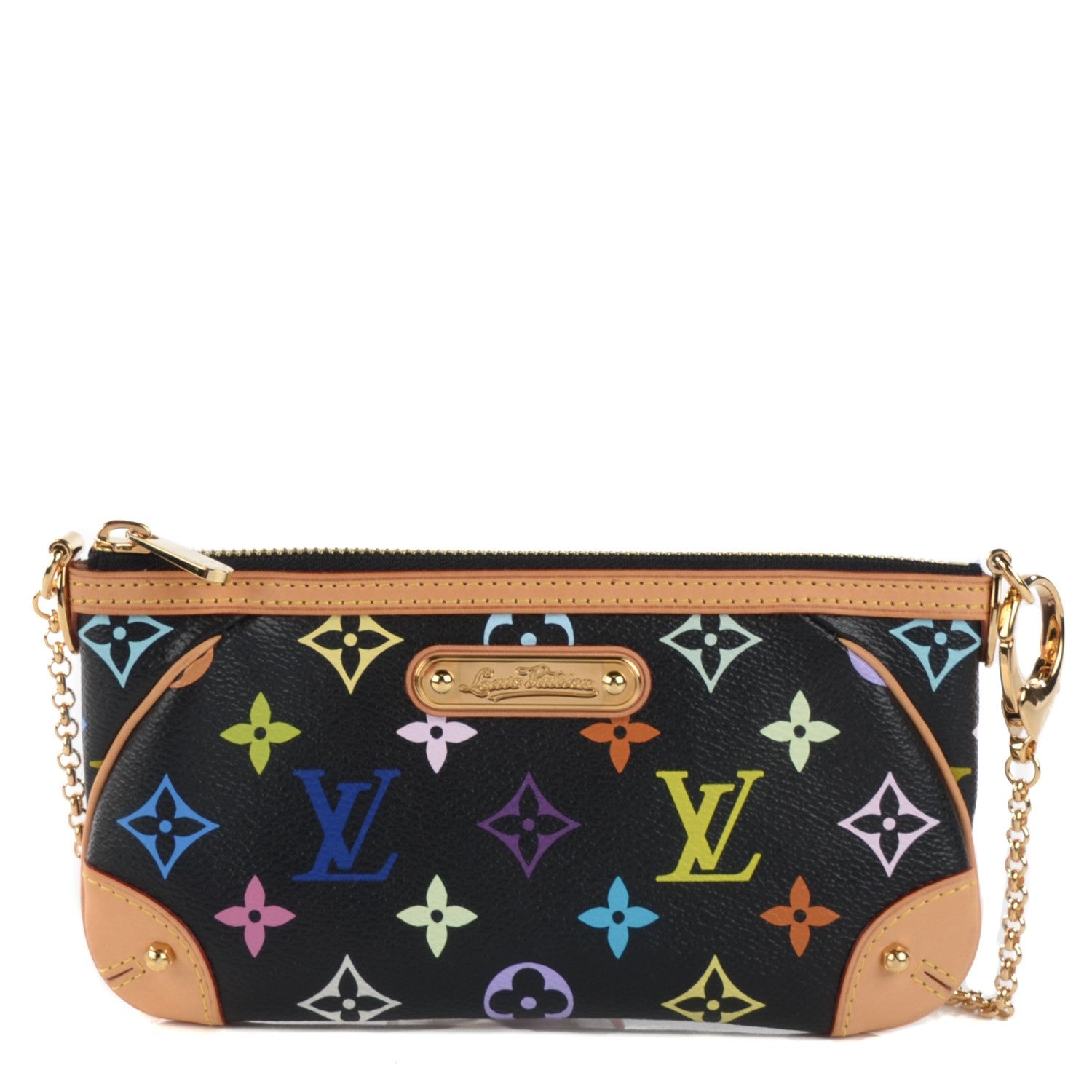 Louis Vuitton Monogram Multicolor Pochette Milla MM Black 1 of 7
