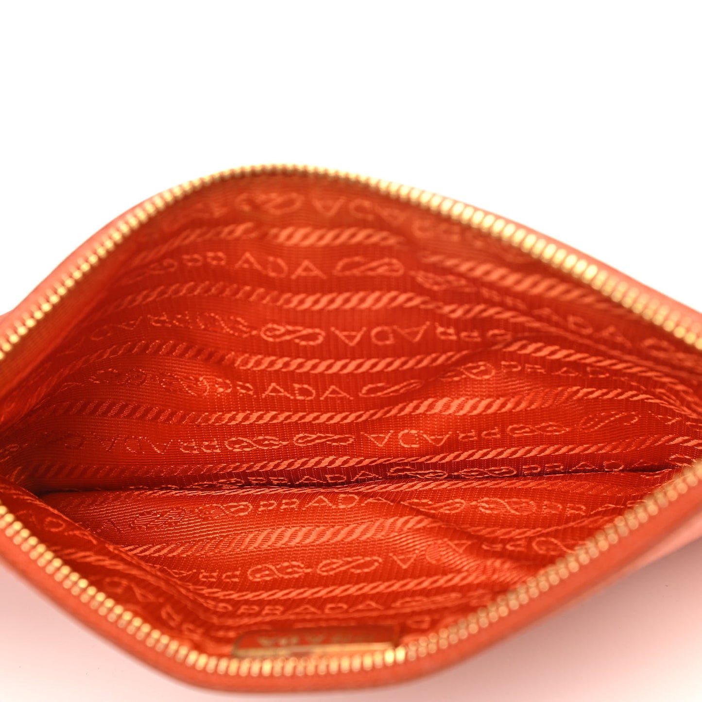 Saffiano Lux Zip Crossbody Bag Papaya