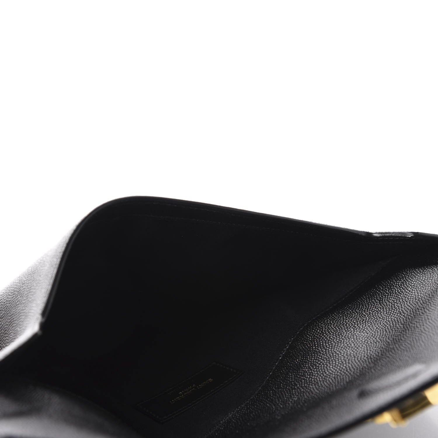 Saint Laurent Grain De Poudre Uptown Pouch Black 5 of 9