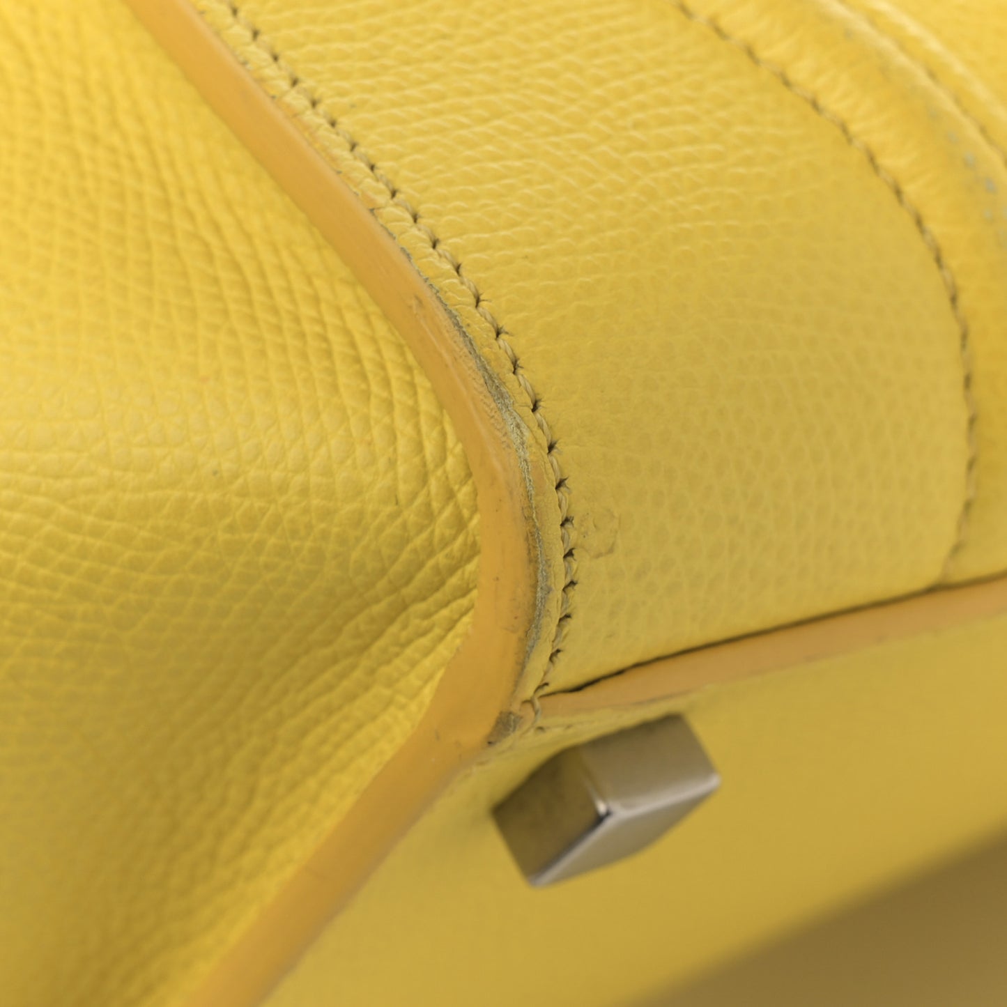 Grained Calfskin Medium Phantom Luggage Yellow