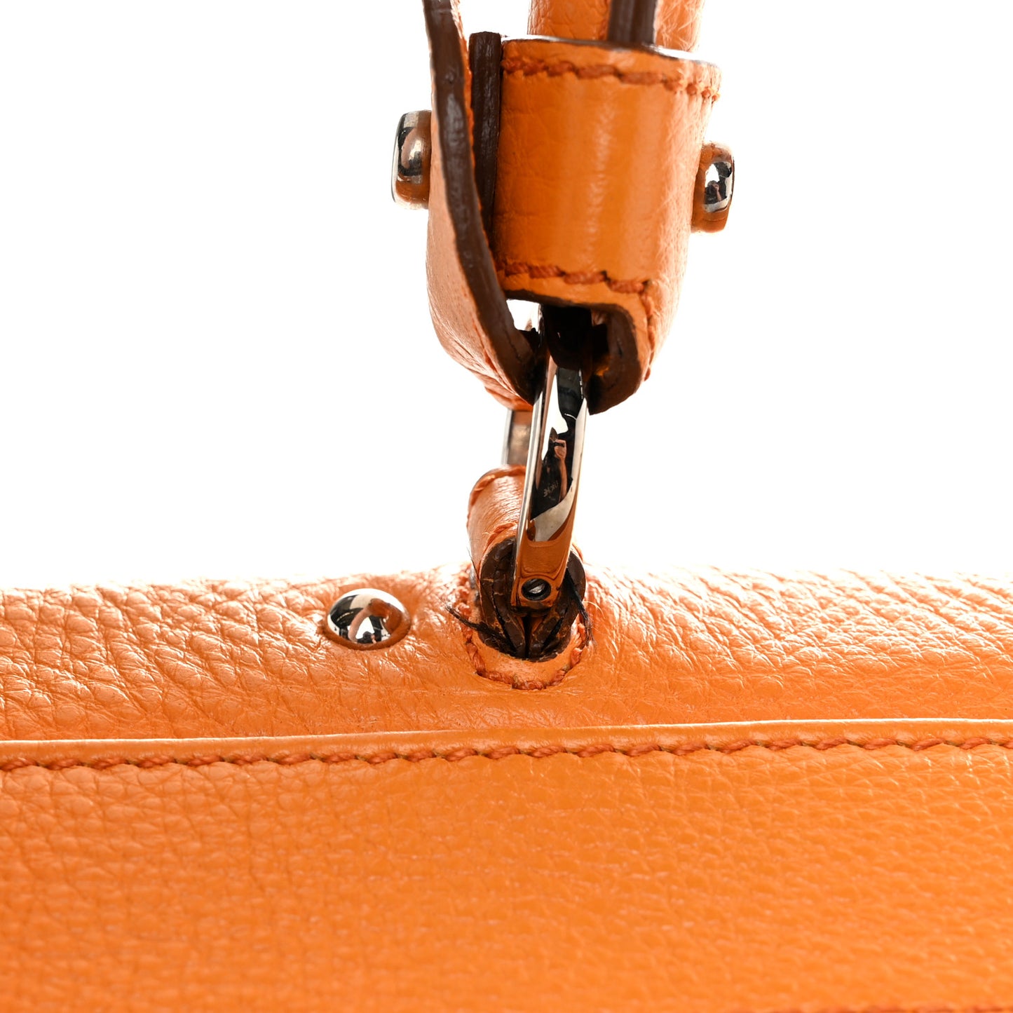 Calfskin Large Sofia Shoulder Bag Olivello