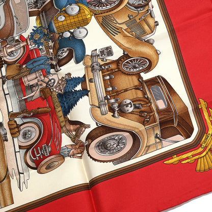 Hermes Silk Automobile Scarf 90 4 of 5