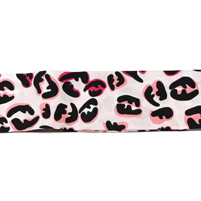 Fendi Silk Logo Print Splash Wrappy Bandeau Red 3 of 3