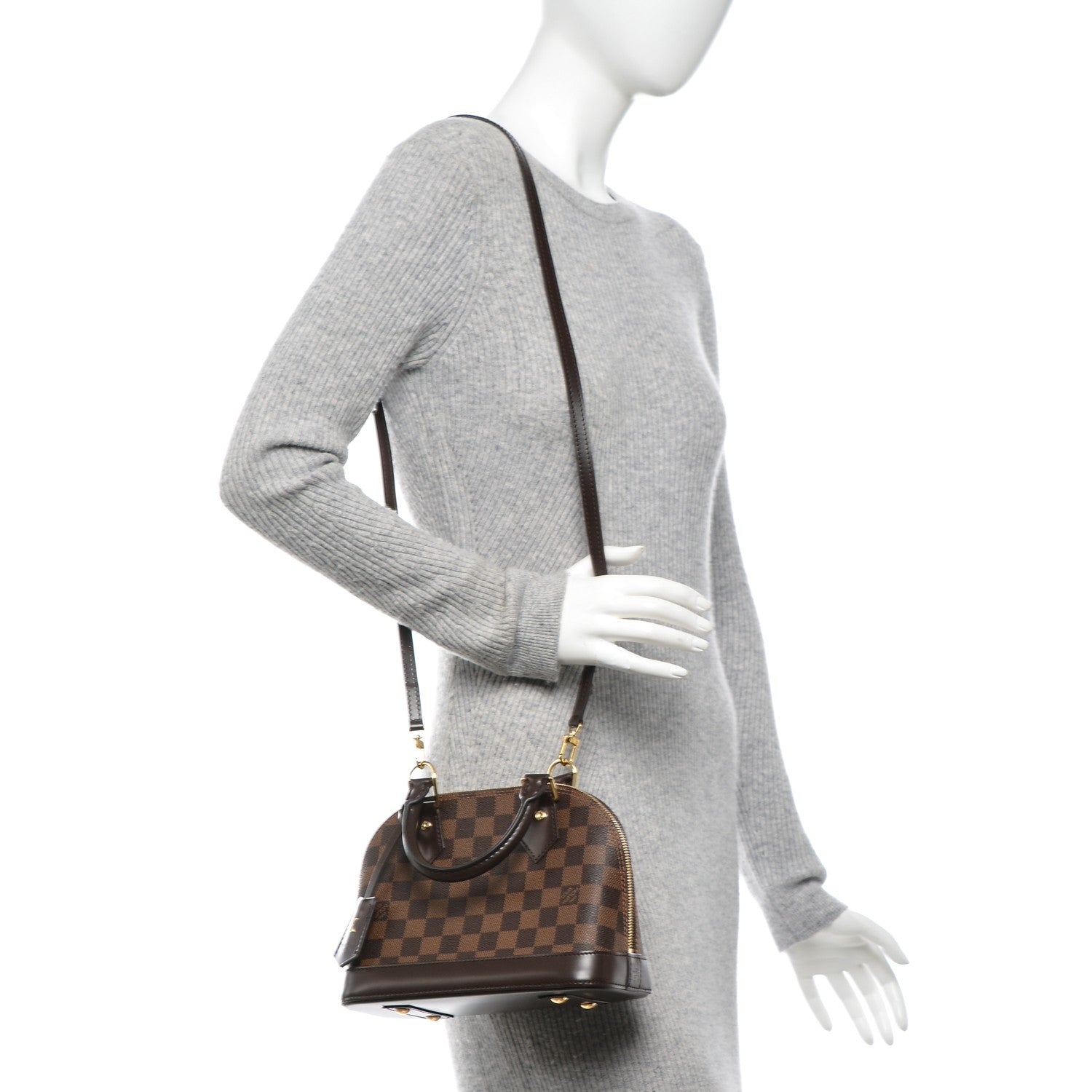 Louis Vuitton Damier Ebene Alma BB 2 of 7