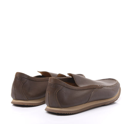 Hermes Leather Mens Driver Loafers 42.5 Brown 4 of 7