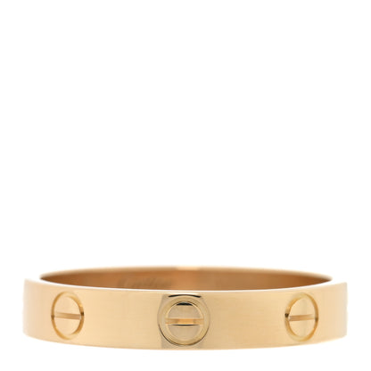 Cartier 18K Yellow Gold 3.5mm LOVE Wedding Band Ring 56 7.75 1 of 4