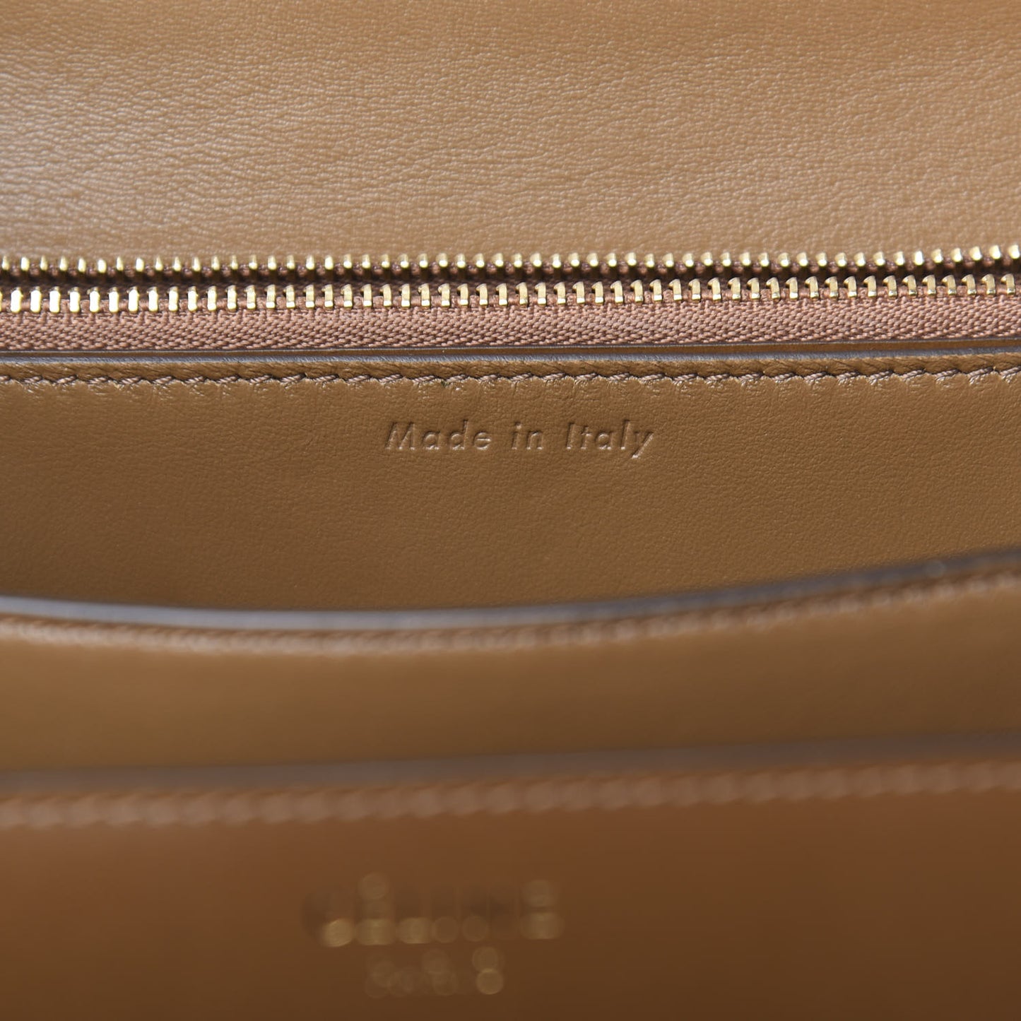 Box Calfskin Medium Classic Box Flap Bag Camel