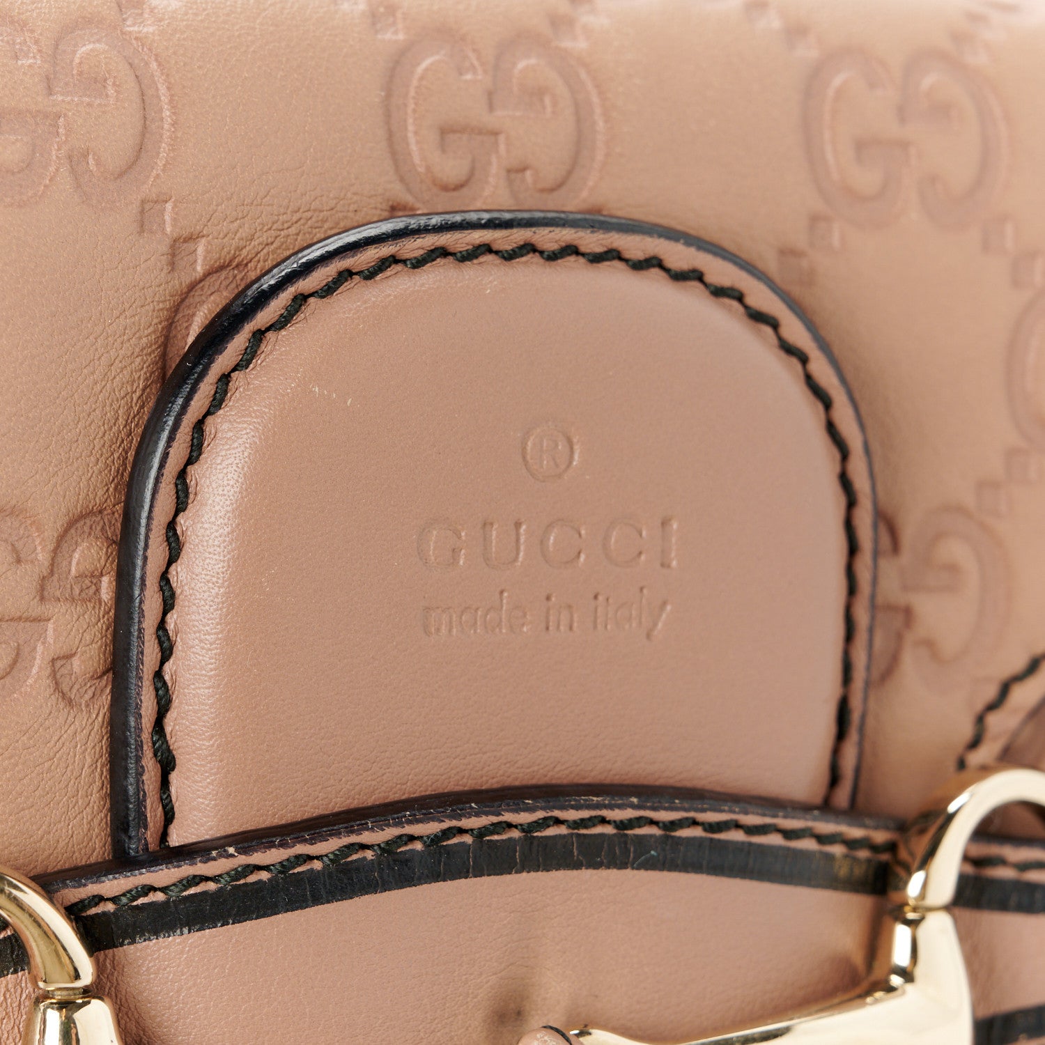 Gucci Guccissima Small Emily Chain Shoulder Bag Camelia 9 of 13