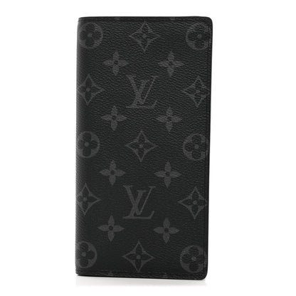 Louis Vuitton Monogram Eclipse Brazza Wallet 1 of 6