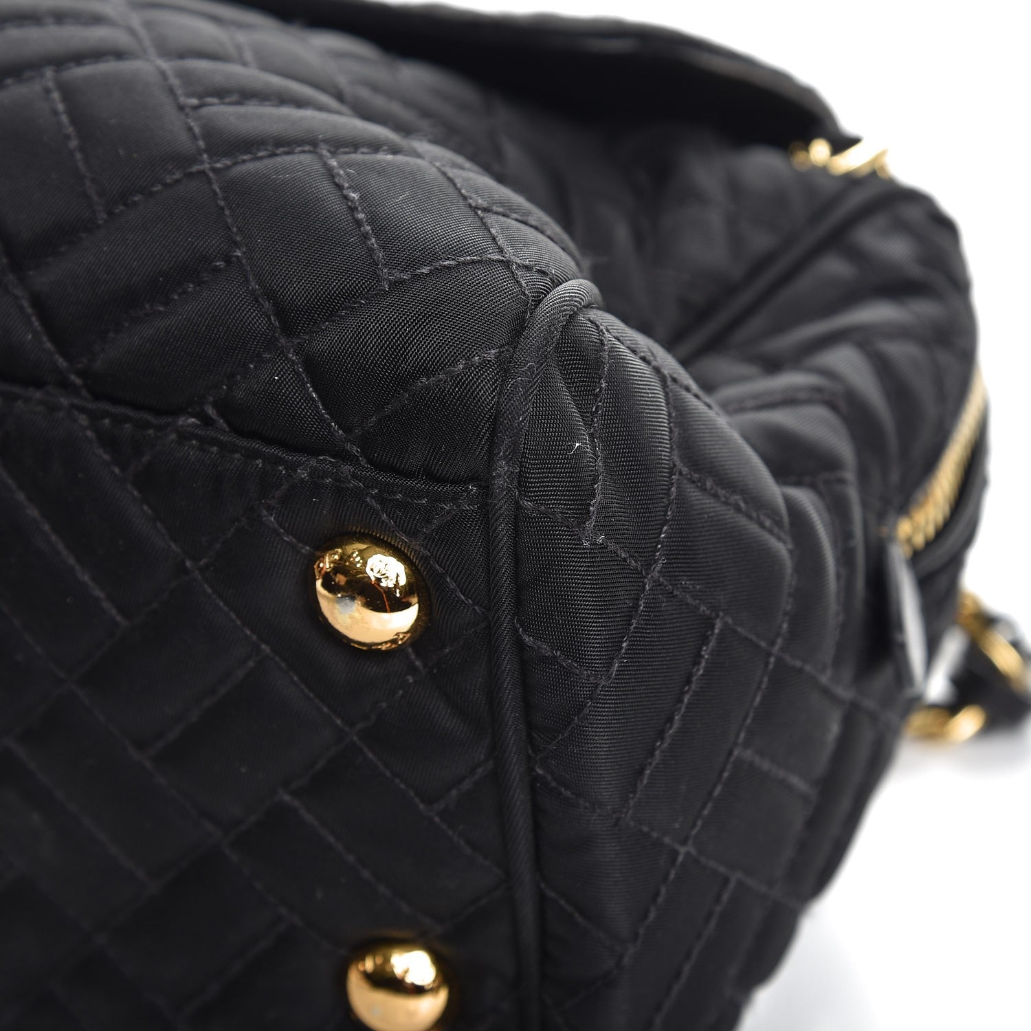 Prada Nylon Tessuto Impuntu Quilted Flap Black 11 of 11