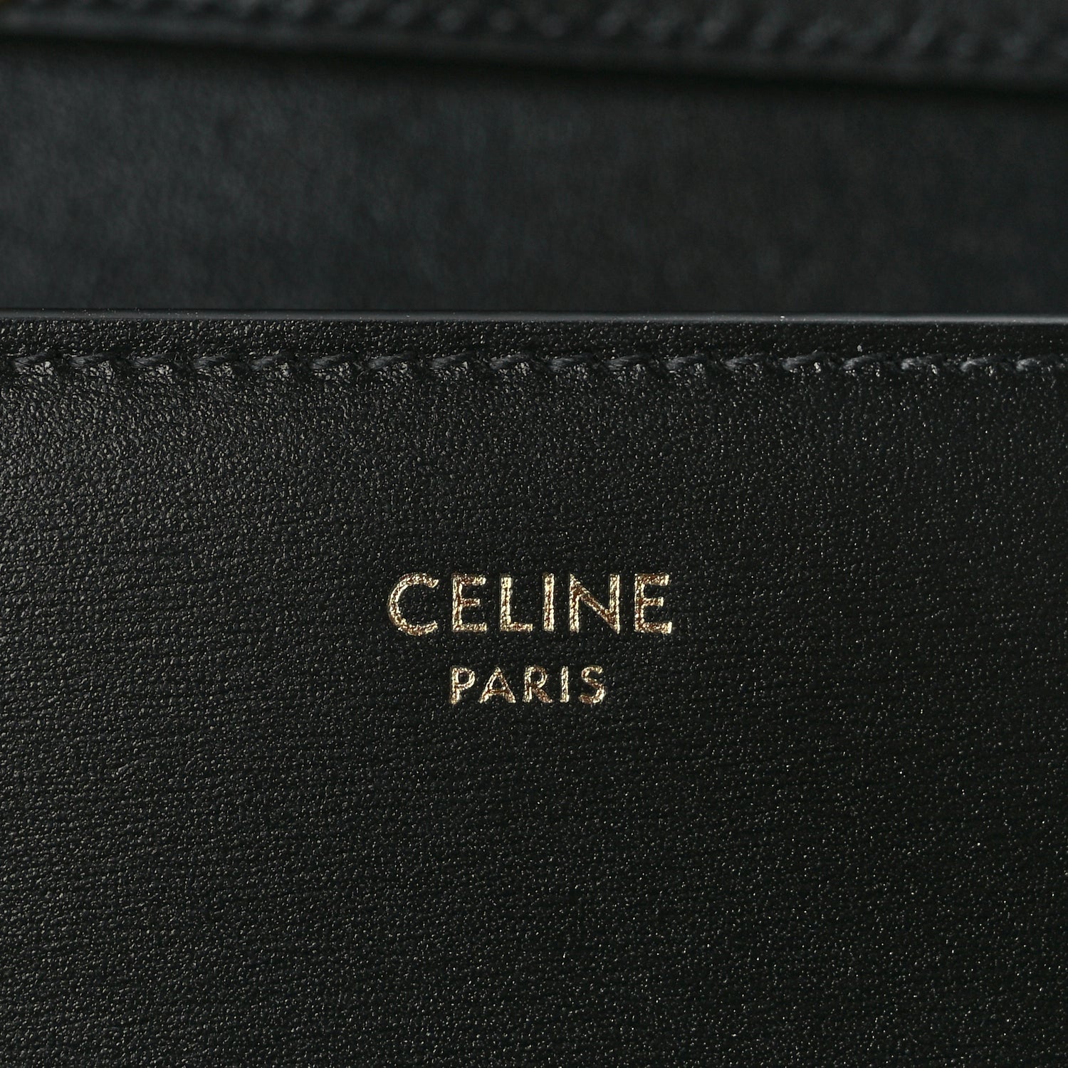 Celine Shiny Calfskin Triomphe Margo Wallet on Chain Black 5 of 8