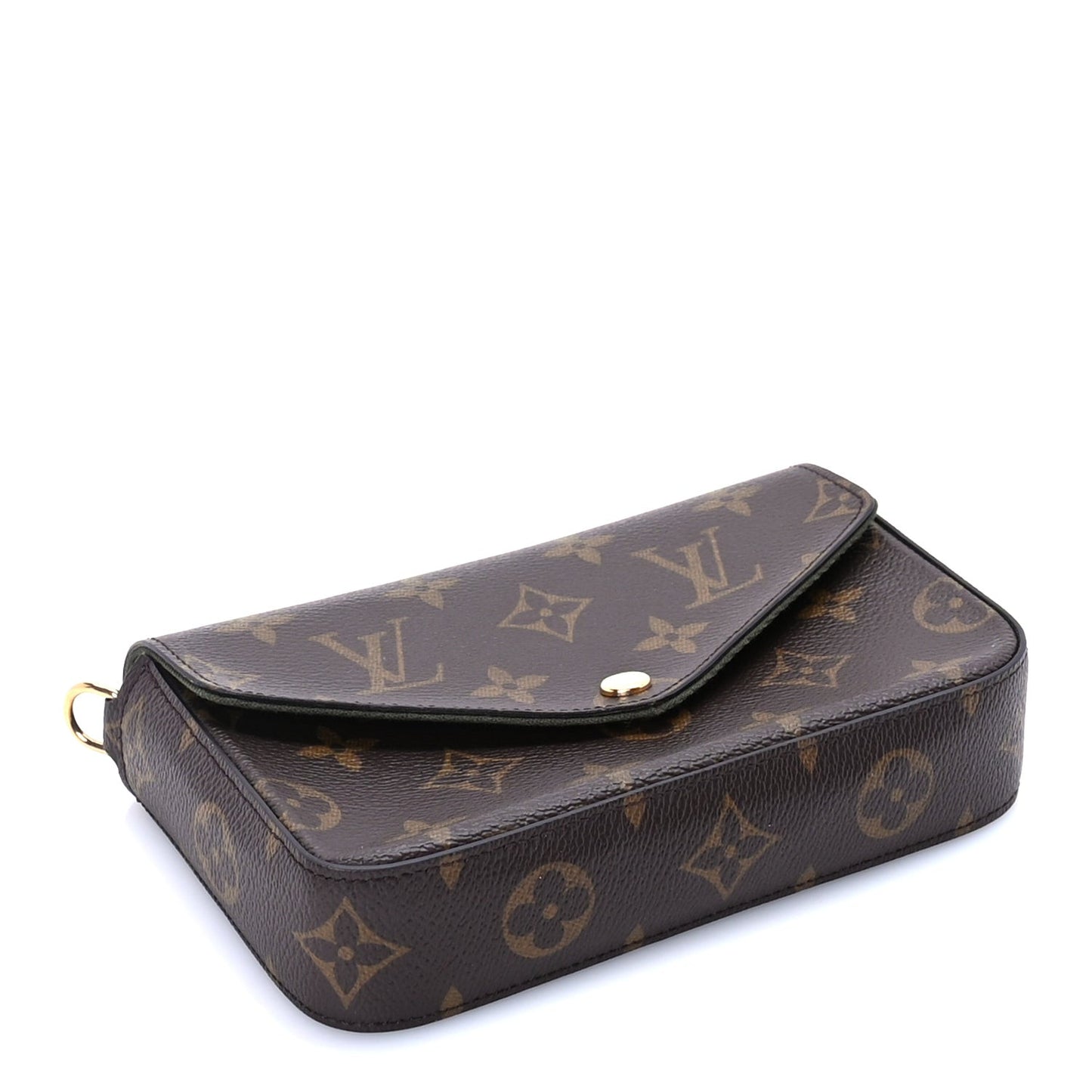 Monogram Felicie Strap & Go  Kaki
