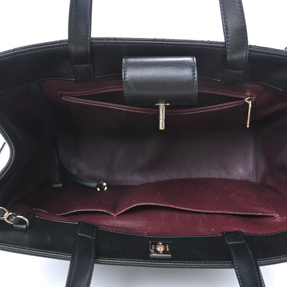 Chanel Caviar Quilted Large Business Affinity Shopping Bag Black 4 of 4