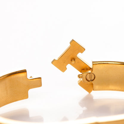 Hermes Enamel Narrow Clic Clac H Bracelet PM Black 5 of 5