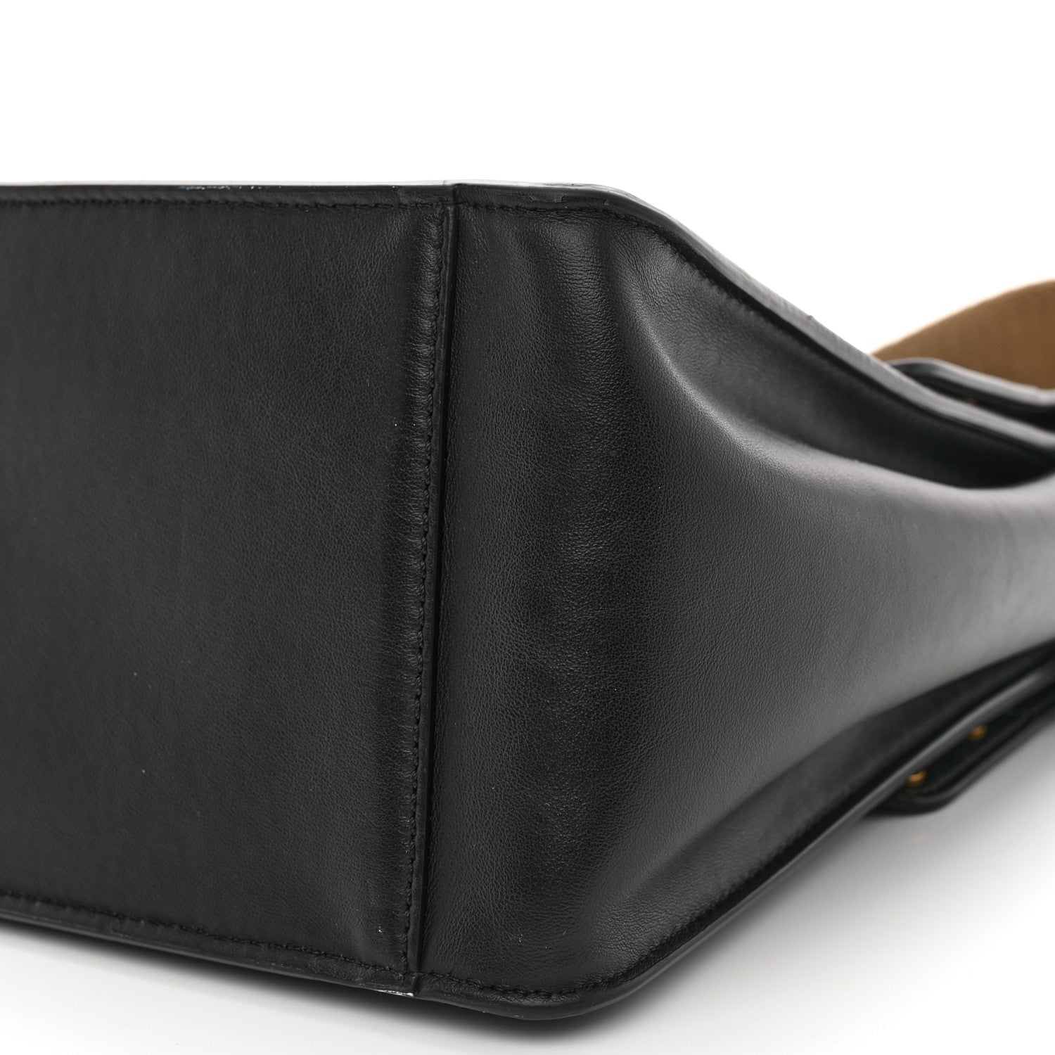 Fendi Vitello Grace Matte Large Flip Tote Black 10 of 11
