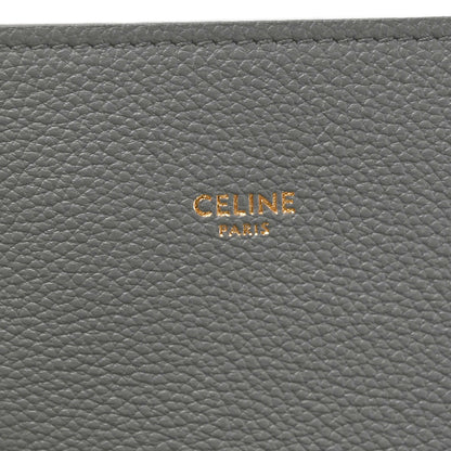 Celine Soft Grained Calfskin Medium Belt Cabas Phantom Grey 6 of 10