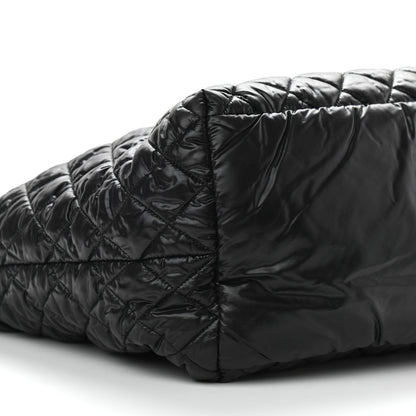 Chanel Nylon Quilted Large Coco Cocoon Tote Black 10 of 13