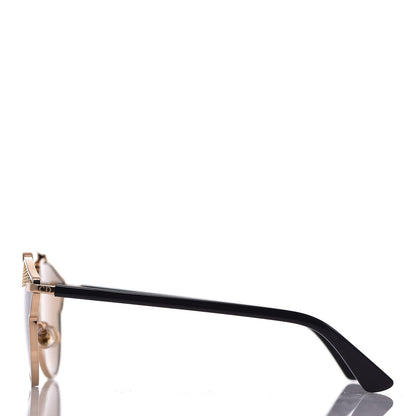 Christian Dior Studded So Real Sunglasses Gold 3 of 10