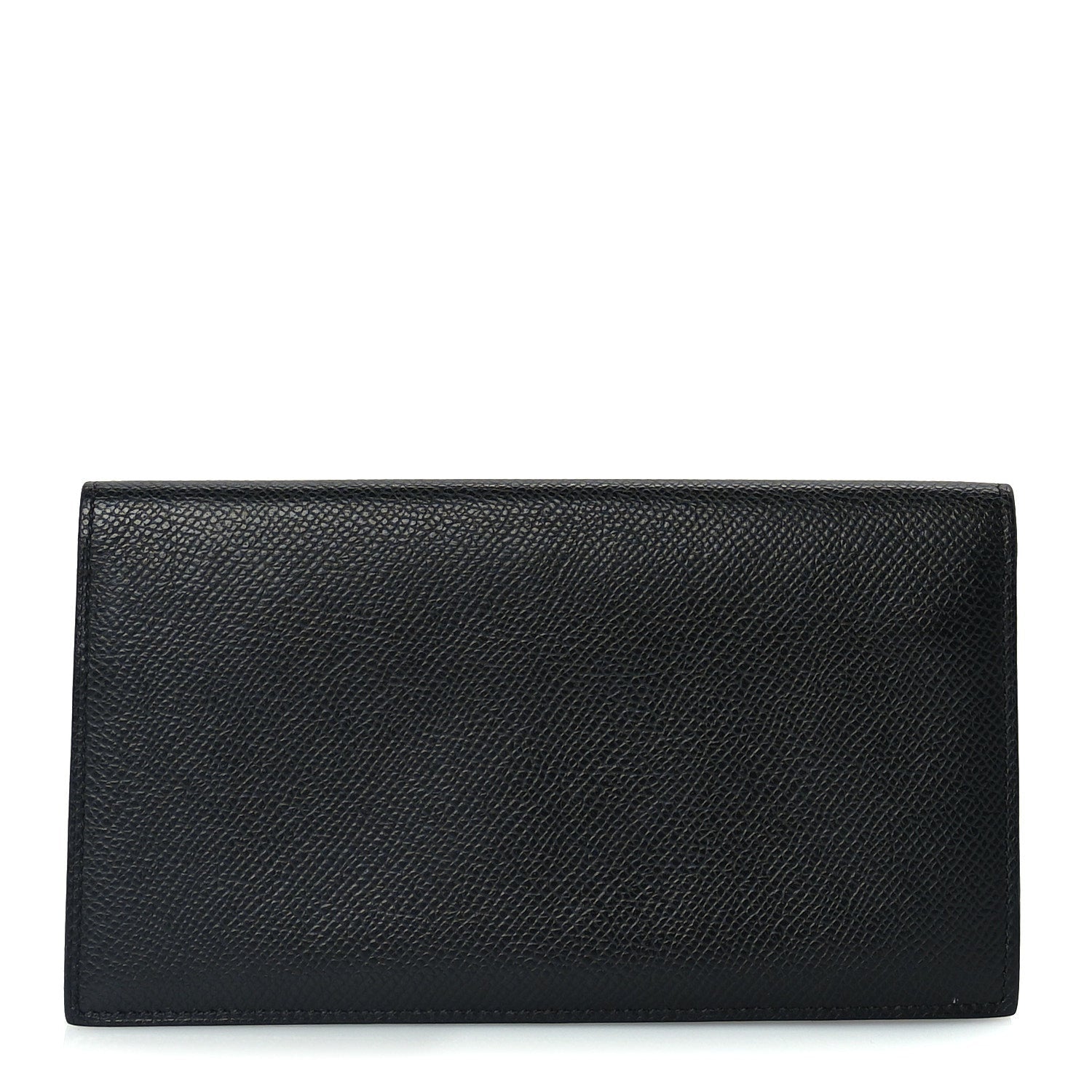 Hermes Epsom Citizen Twill Long Wallet  Black 1 of 8