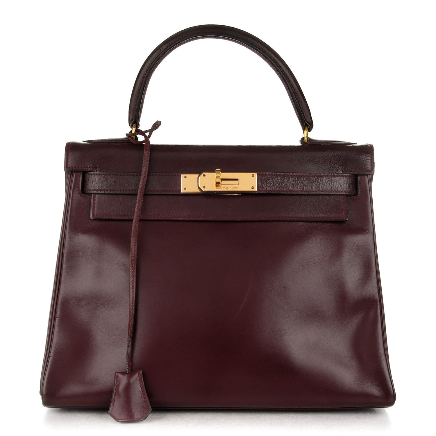 Hermes Box Kelly Retourne 28 Rouge H 1 of 29