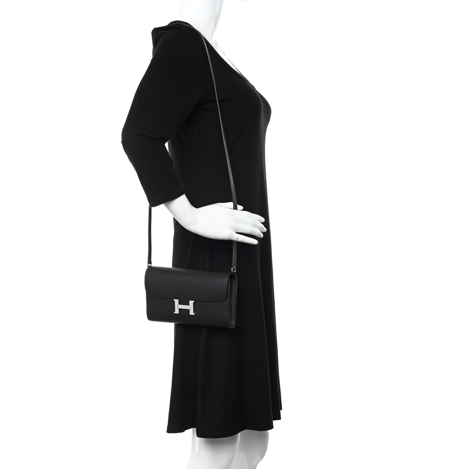 Hermes Epsom Constance Wallet To Go Black 2 of 9