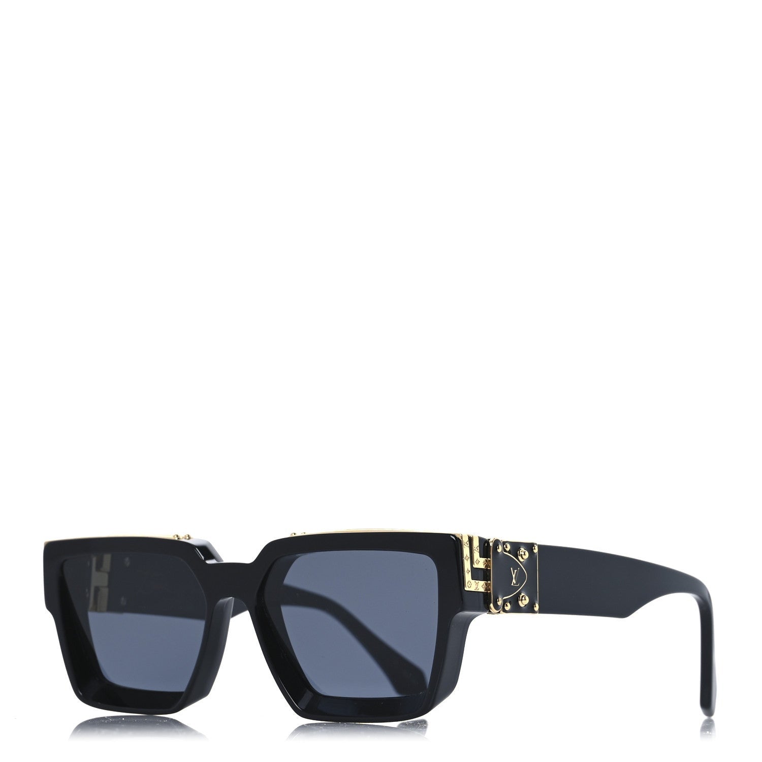 Louis Vuitton Acetate 1.1 Millionaires Sunglasses Z1165W Black 1 of 7
