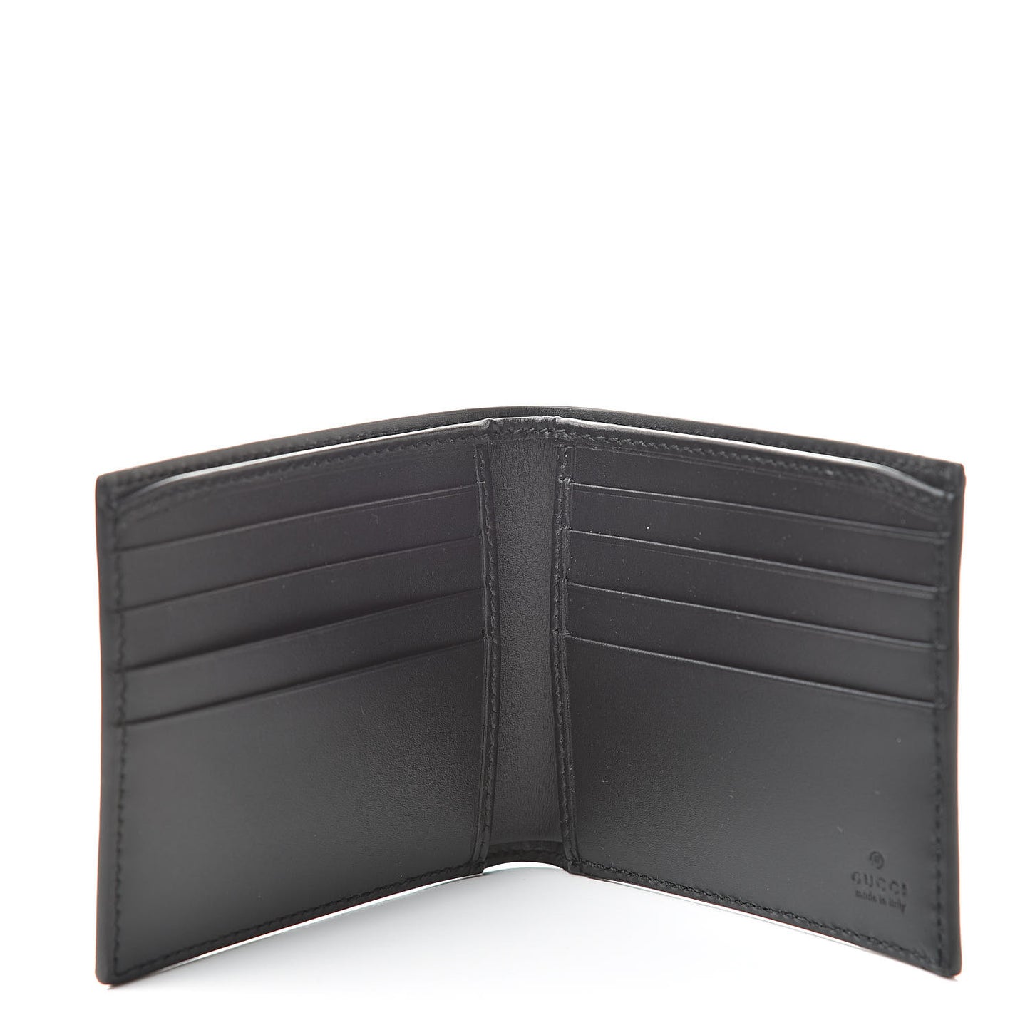 GG Supreme Monogram Tigers Wallet Black Multicolor