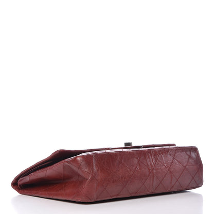Chanel Aged Calfskin Quilted 2.55 Reissue 228 Flap Dark Red 4 of 13