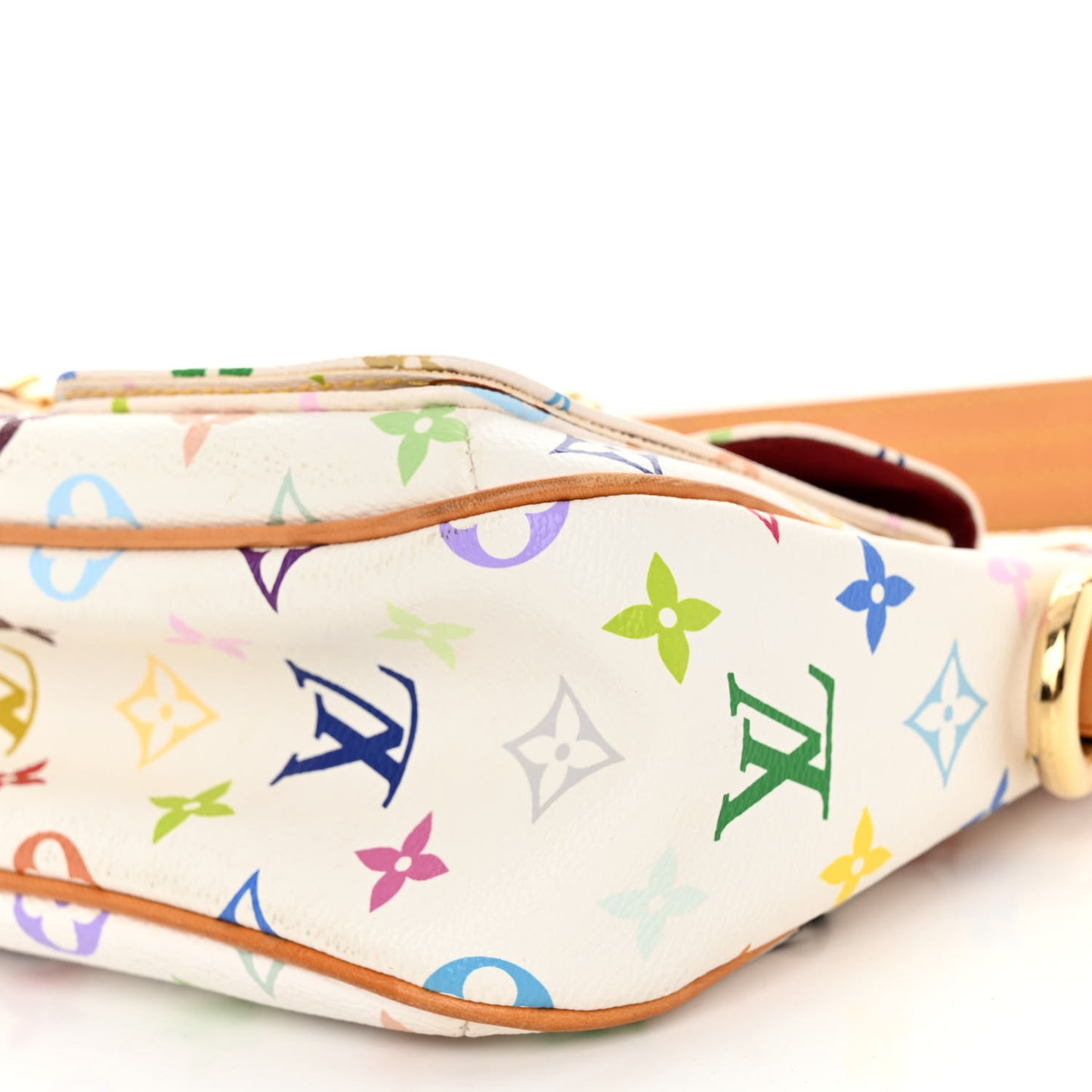 LOUIS VUITTON Monogram Multicolor Lodge PM White