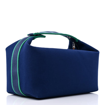 Hermes Canvas Large Bride-A-Brac Pouch Marine 3 of 7