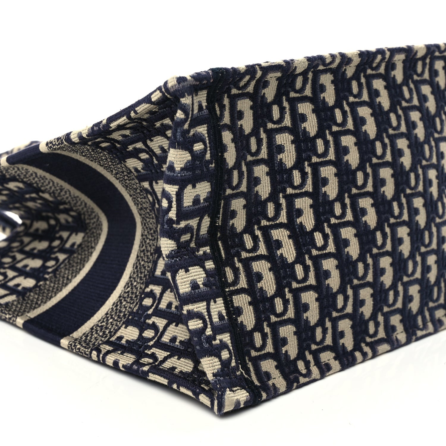 Christian Dior Oblique Medium Book Tote Blue Multicolor 8 of 9